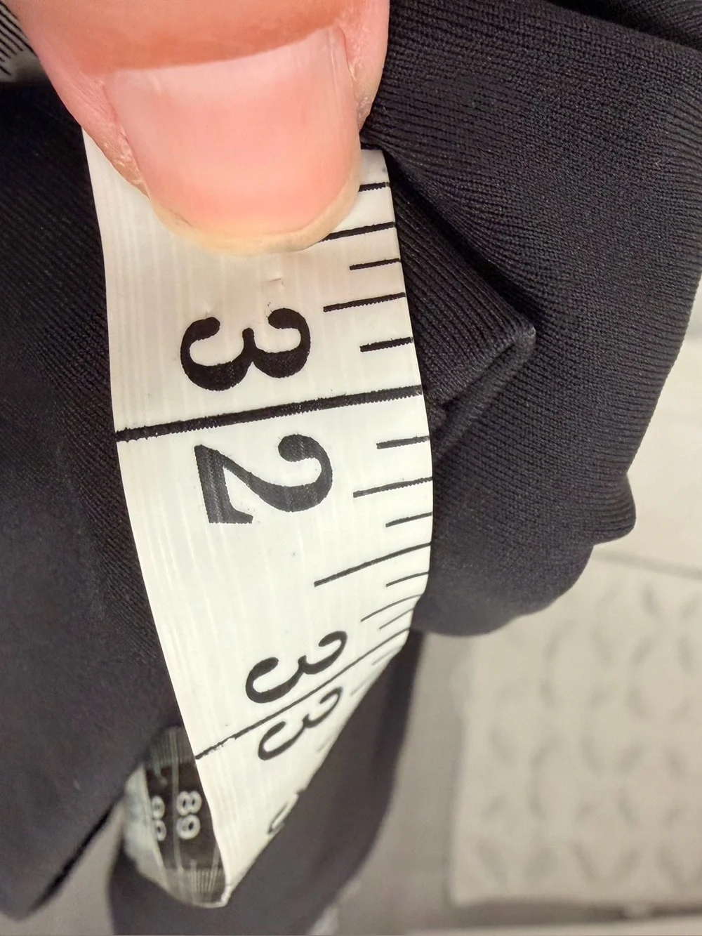 Lululemon Luxtreme Mid Rise Straight Leg Trouser Black Size XL